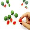 Dollhouse Miniature Food Mixed Loose 8 Watermelon Fruit Supply 1:6 15529 view 4