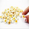 1:12 Dollhouse Miniature Food Lot 10 Half Boiled Egg Mini Tiny Food Breakfast 15525 view 2