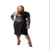 Havah Tribe Wrap Dress- Convenient for Both Nursing and Non-Nursing Moms Outer Wrap Opens and Shirt Top Lifts up for Breastfeeding Option view 1