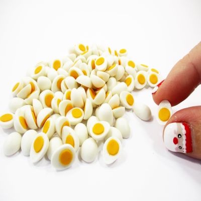 Dollhouse 1:12 Miniatures Food Lot 20 Half Boiled Egg Mini Tiny Food Breakfast 15526
