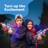 ArtCreativity Light Up Space Gun Toy for Kids - 12.5 Inch Alien Blaster with Multicolor LEDs, Sound Effects, Batteries Included, Fun Halloween Costume Accessory and Party Toy view 3