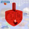Izzy 'n' Dizzy Hanukkah Multicolor Metallic Dreidel (Pack of 10) - Medium view 2