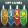 Izzy 'n' Dizzy Hanukkah Dreidels - Glow in The Dark Dreidel - 4 Pack Medium view 4
