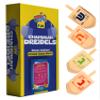 Izzy 'n' Dizzy Hanukkah Natural Wooden Dreidel (Pack of 4) - Medium view 1