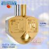 Izzy 'n' Dizzy Hanukkah Metallic Gold and Silver Dreidel (Pack of 10) - Medium view 2