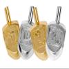 Izzy 'n' Dizzy Hanukkah Metallic Gold and Silver Dreidel (Pack of 10) - Medium view 4