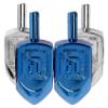 Izzy 'n' Dizzy Hanukkah Dreidels - Metallic Blue and Silver Dreidel - 10 Pack Medium view 4