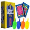 Hanukkah Dreidels - Multi Color Plastic Dreidel - 10 Pack Medium view 1