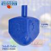 Hanukkah Dreidels - Multi Color Plastic Dreidel - 10 Pack Medium view 2