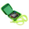 CASEMATIX Green Travel Case Compatible with Leapfrog Rockit Twist Handheld Game System - Includes Adjustable Shoulder Strap, Accessory Storage and Rubber Keychain - CASE ONLY view 1