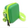 CASEMATIX Green Travel Case Compatible with Leapfrog Rockit Twist Handheld Game System - Includes Adjustable Shoulder Strap, Accessory Storage and Rubber Keychain - CASE ONLY view 2