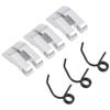 Clutch Bell Shoes Bearing 14T Gear Flywheel Assembly Kit Set Springs Cone Engine Nut for 1/8 RC Hobby Model Nitro Car HPI HSP Traxxas Axial Himoto (Titanium) view 4