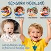 Chew Necklaces for Sensory Kids, 6 Pack Chewy Necklace Sensory Toys for Autism, ADHD, Anxiety- Silicone Teething Necklace Oral Chew Toys for Boys Girls Adults Chewer Reduces Chewing Fidgeting view 2