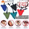 Chew Necklaces for Sensory Kids, 6 Pack Chewy Necklace Sensory Toys for Autism, ADHD, Anxiety- Silicone Teething Necklace Oral Chew Toys for Boys Girls Adults Chewer Reduces Chewing Fidgeting view 3
