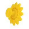 Nuby Silly Hummingbird & Flower Interactive Suction Toys with Built-in Rattle, 2 Piece, Aqua / Yellow view 4
