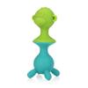 Nuby Silly Monkey Interactive Suction Toys with Built-in Rattle, 2 Piece, Green/Aqua view 1