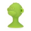 Nuby Silly Monkey Interactive Suction Toys with Built-in Rattle, 2 Piece, Green/Aqua view 2
