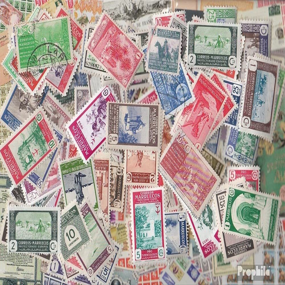 Spanisch Morocco 300 Various Stamps (Stamps for Collectors)