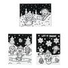 Color Your Own Fuzzy Winter Posters - 24 Pieces - Crafts for Kids and Fun Home Activities view 1