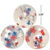 Fun Express Patriotic Clear Star Bouncy Balls - Toys - 12 Pieces view 2