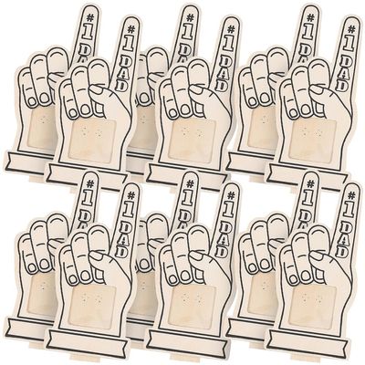 Color Your Own #1 Dad Foam Finger Frame - Crafts for Kids and Fun Home Activities
