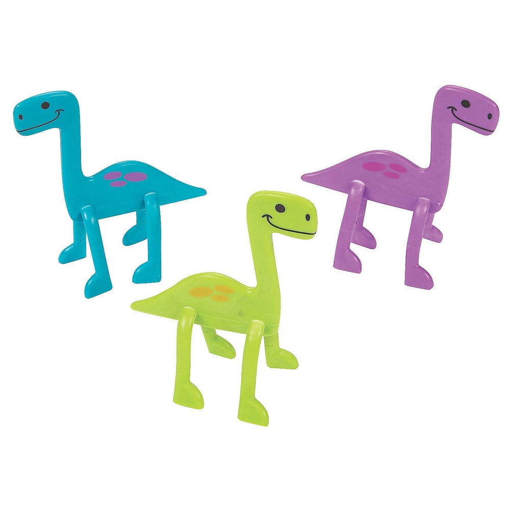 Fun Express 3D Dinosaur Bendable - Toys - 24 Pieces