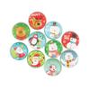 Fun Express Mini Christmas Bouncing Ball Assortment - Assorted Colors & Designs - Holiday Party Favors, Stocking Stuffers, Classroom Rewards - 144 Pieces view 1