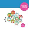 Fun Express Mini Christmas Bouncing Ball Assortment - Assorted Colors & Designs - Holiday Party Favors, Stocking Stuffers, Classroom Rewards - 144 Pieces view 3