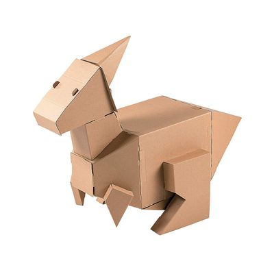 Fun Express Do-It-Yourself Cardboard Parasaurolophus Craft Kit - Creative DIY Dinosaur Activity for Kids Perfect Home Projects Educational Fun & Hands-On Craft Time - Ideal for Dinosaur Lovers