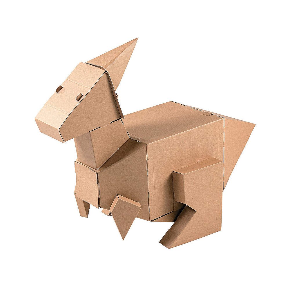 Fun Express Do-It-Yourself Cardboard Parasaurolophus Craft Kit - Creative DIY Dinosaur Activity for Kids Perfect Home Projects Educational Fun & Hands-On Craft Time - Ideal for Dinosaur Lovers