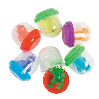 Fun Express 250 1.1 in Bulk Ninja Capsule Mix - Toys - 250 Pieces
