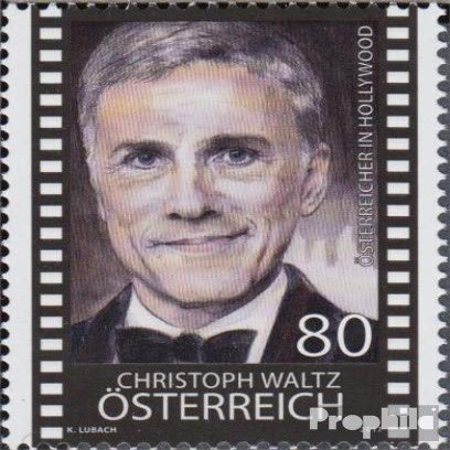 Austria 3349 (Complete.Issue.) unmounted Mint/Never hinged ** MNH 2017 Christoph Waltz (Stamps for Collectors) Celebrities/Film/Theater/Radio