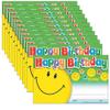 (12 Pk) Awards Happy Birthday Smile - 30 Pieces - Educational And Learning Activities For Kids view 1