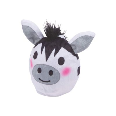 Fun Express Inflatable Stuffed Zebra Balls  Soft Durable & Fun Toy for Kids  Perfect for Playtime Parties Outdoor  Activities & Events Great for Group Games & Family Fun  Black & White  6 Pieces