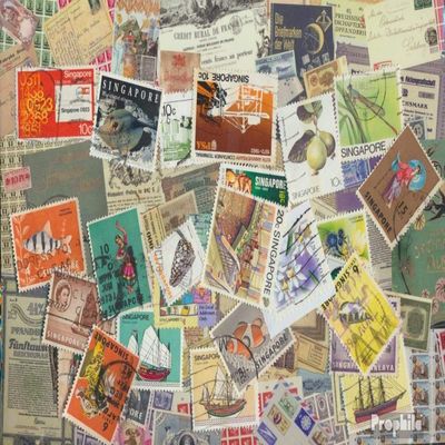 Prophila Collection Singapore 25 Various Stamps (Stamps for Collectors)