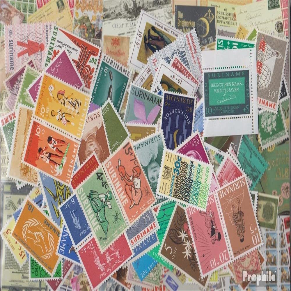 Suriname 1.000 Various Stamps (Stamps for Collectors)