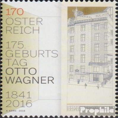 Austria 3277 (Complete.Issue.) unmounted Mint/Never hinged ** MNH 2016 Otto Wagner (Stamps for Collectors)