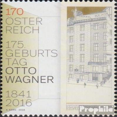 Austria 3277 (Complete.Issue.) unmounted Mint/Never hinged ** MNH 2016 Otto Wagner (Stamps for Collectors)