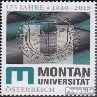 Austria 3232 (Complete.Issue.) unmounted Mint/Never hinged ** MNH 2015 Uni Leoben (Stamps for Collectors)