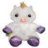 Happy Nappers: Lullabrites Unicorn - Musical Light Up Bedtime Plush - White & Green - Plays 3 Lullabies, Soft Animal, Day & Night Soothing Toy, Kids view 1