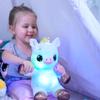 Happy Nappers: Lullabrites Unicorn - Musical Light Up Bedtime Plush - White & Green - Plays 3 Lullabies, Soft Animal, Day & Night Soothing Toy, Kids view 4