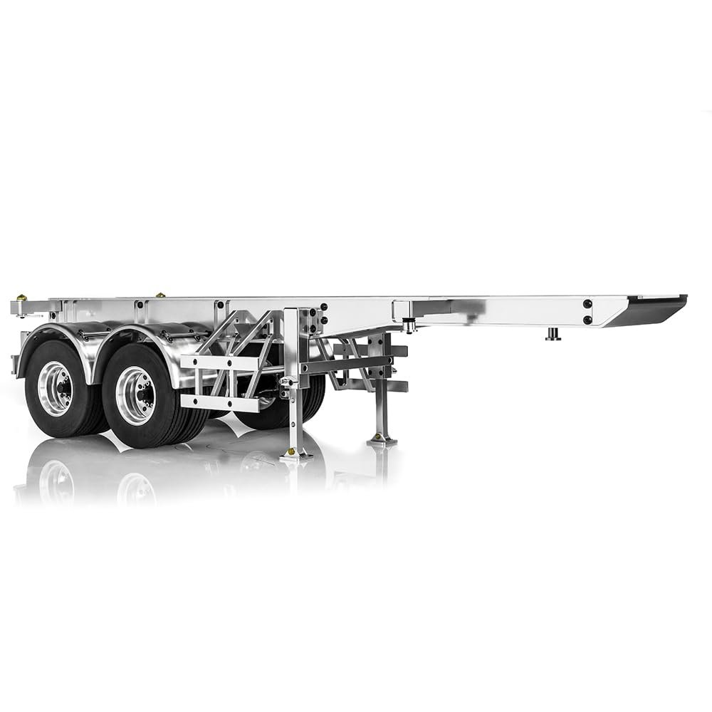 TOUCAN RC HOBBY LESU 20 Feet Metal Box Container Trailer 1/14 for Tamiya RC Car Tractor Truck