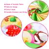 Blulu Candy Cane Land Toss Games With 3 Bean Bags, Ice Cream Cone Toss Game, Sweet Adventures Theme Wall Decoration for Lollipop Party Supplies, Christmas Gingerbread Candy Wonderland view 3