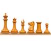 1849-50 Leuchars Cook Staunton Chess Pieces Only Set - Natural Ebony Wood - 4.5" view 3