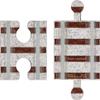 Wooden Train Track - Adapter Pair - Made in USA view 1