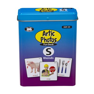 Super Duper Publications | Articulation Photos S Blends Sound Fun Deck Flash Cards | Educational Learning Resource for Children