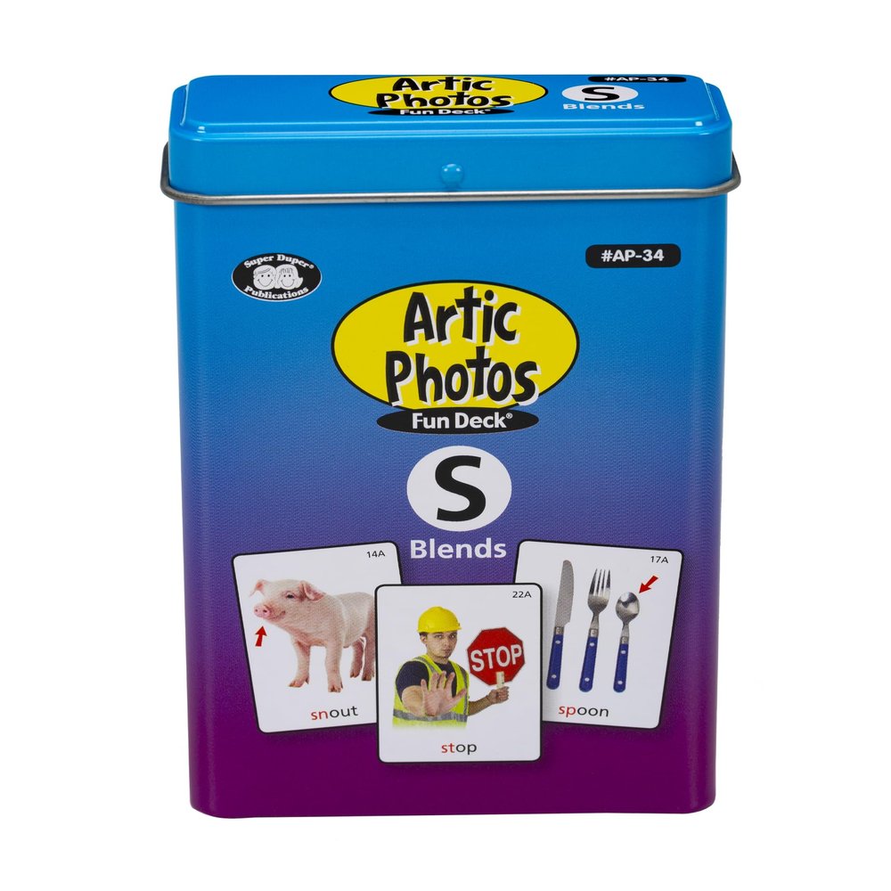 Super Duper Publications | Articulation Photos S Blends Sound Fun Deck Flash Cards | Educational Learning Resource for Children