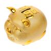 Healifty Adorable Resin Piggy Bank for Coin Storage Large Piggy Bank for Boys and Girls Money Box view 1
