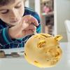Healifty Adorable Resin Piggy Bank for Coin Storage Large Piggy Bank for Boys and Girls Money Box view 2