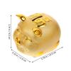 Healifty Adorable Resin Piggy Bank for Coin Storage Large Piggy Bank for Boys and Girls Money Box view 4